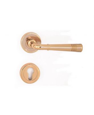 Door Handles With Round Rosettes
