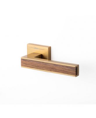 Door Handles With Square Wc Satin Gold