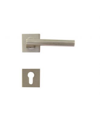 Dubai Door Handles With Square Rosettes