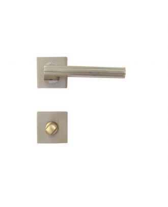 Dubai Door Handles With Square Rosettes Wc