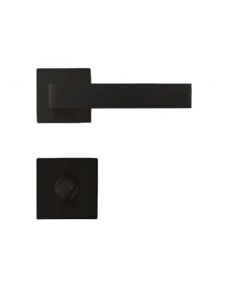 Shelby Door Handles With Square Rosettes Wc