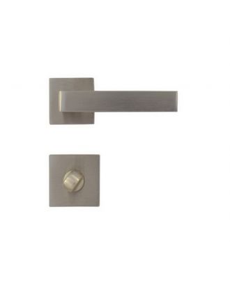 Shelby Door Handles With Square Rosettes Wc