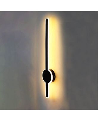 Black Led Wall Lamp 60Cm