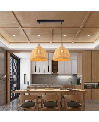 2 Rattan Lamps Pendant