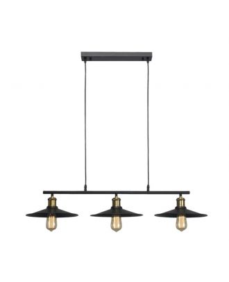 Pendant Lamp, Black, Withowt Lamps