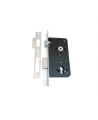 Mortise External Lock Fire-Resistance, Black