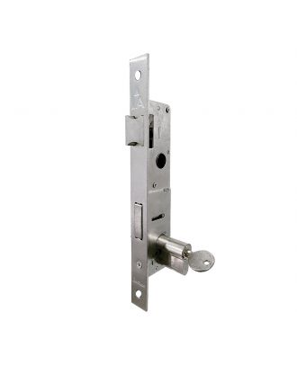 Aluminum Lock 85X25 Mm With Cylinder, 1 Throw