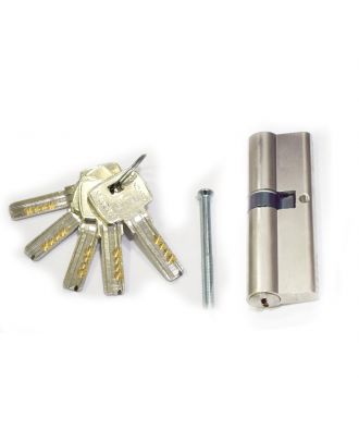 Euro Profile Cylinder 90 Mm, Nickel