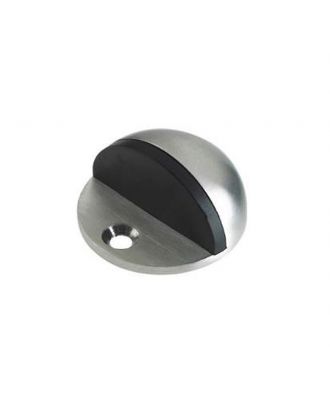 Stainless Steel Door Stopperwith Black Rubber Buffer