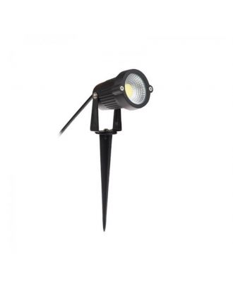 Led Garden Spike Light 5W, Black