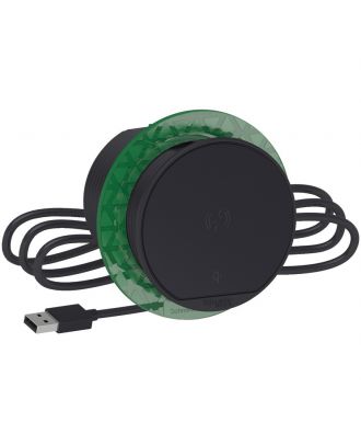 Desk Unit Xs For Wireless Charging - Black