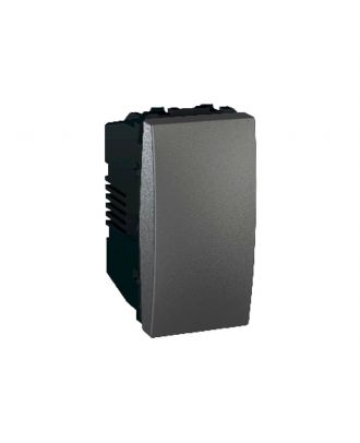 Rocker Switch - 1-Way - 16 Ax250 Vac - 1 M - Graphite