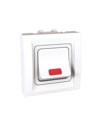 Rocker Switch - 1-Way - 32 A 250 Vac - 2 M - White
