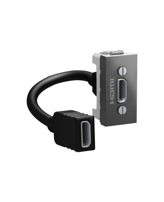 Hdmi Data Connector Type A - 1 Module - Graphite