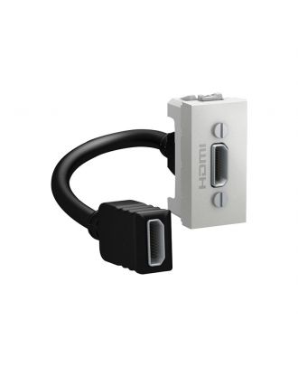 Hdmi Data Connector Type A - 1 Module - Aluminium