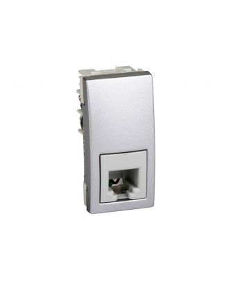 1 Telephone Socket - Rj11 - Aluminium