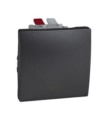 Unica Top/Class - Push-Button - 1-Way - 10 A 250 Vac - 2 M - Graph.