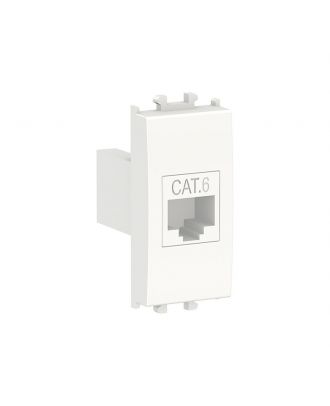 Easy Styl - 1 Module Data Socket Cat 6 - White