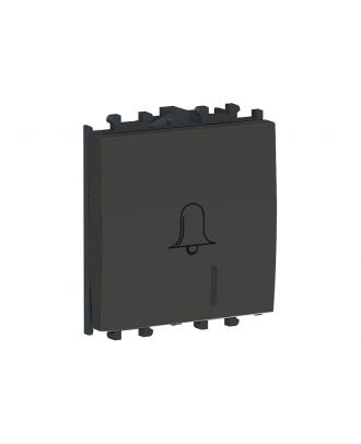 Easy Styl - Bell Push-Button - 2 Modules-Black