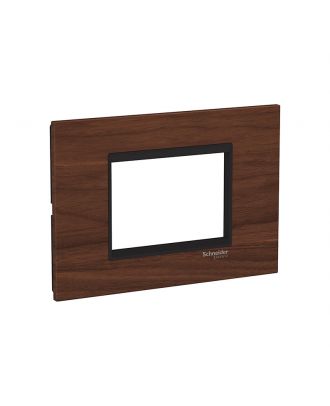 Easy Styl Cover Frame Wood 3 Modules Walnut/Black