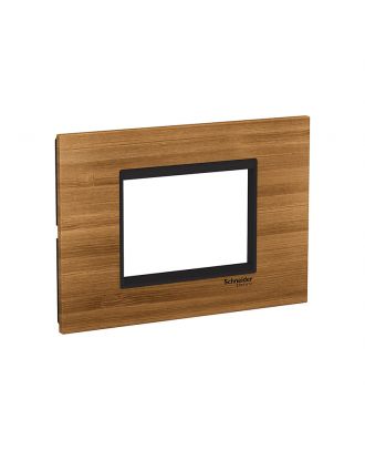 Easy Styl Cover Frame Wood 3 Modules Bamboo/Black