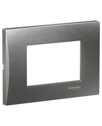 Easy Styl, Cover Frame, 3 Modules, Smoky Grey