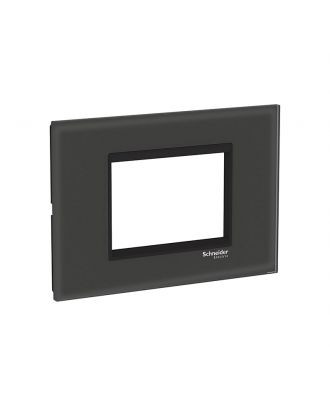 Easy Styl Cover Frame Glass 3 Modules Black/Black