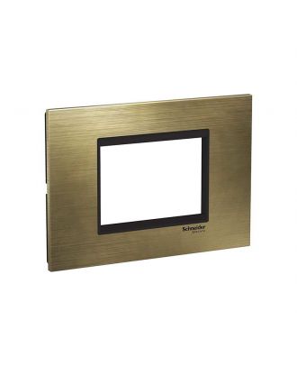 Easy Styl Cover Frame Inox 3 Modules Bronze/Black