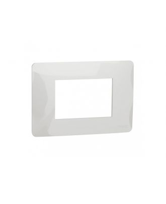 Unica - Cover Frame - 1 Gang - 3 Modules - White
