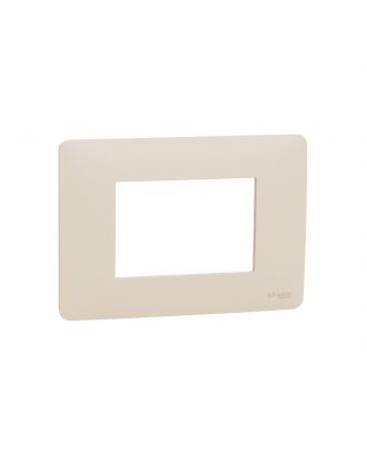 Studio Cover Frame, New Unica, 3 Module, Beige