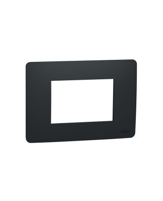 New Unica - Cover Frame - 1 Gang - 3 Modules - Anthracite