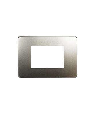 Cover Frame, New Unica, 3 Modules, Bronze Or Black