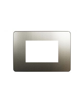 Cover Frame, New Unica, 3 Modules, Bronze Or Beige