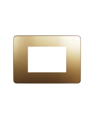 Cover Frame, New Unica, 3 Modules, Copper Or White