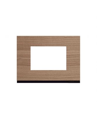 Cover Frame, New Unica, 3 Modules, Oak Wood
