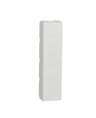New Unica - 2 X Blind Cover - 1/2 Module - White