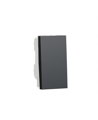 One Way Switch, New Unica, 16 A, 1 Module, Anthracite