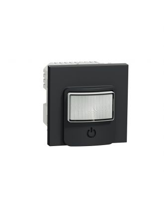 New Unica - Motion Sensor With Push Button Integrated And Relay - Anthracite
