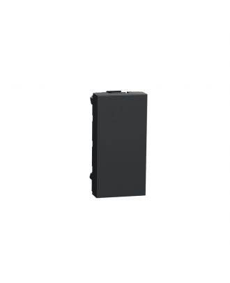New Unica - Blind Cover - 1 Module - Anthracite
