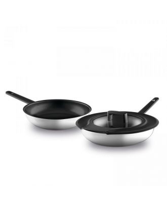 3Pcs Frying Pan Set Downdraft – Gem