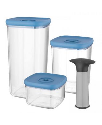 4-Pc Set Vacuum Food Containers - Leo