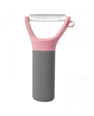 Stainless Steel Julienne Peeler, Pink – Leo