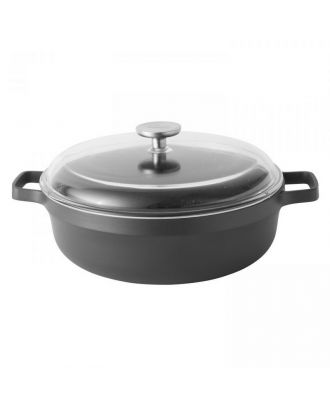 Sauté Pan With Double Handle And Lid 28 Cm - Gem