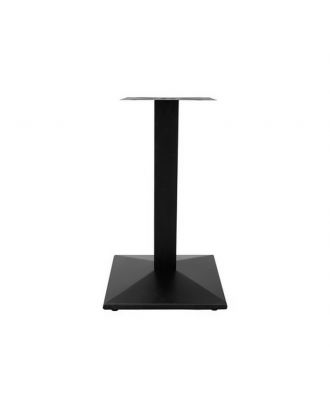 Square Table Base In Black