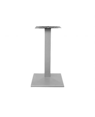 Square Table Base In Silver