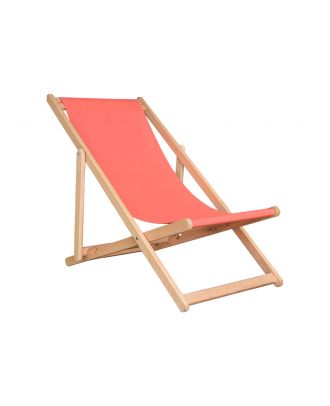 Mesh Chaise Long Red