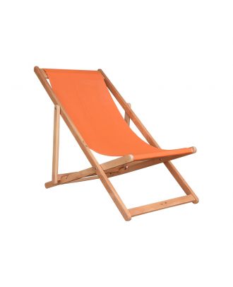 Mesh Chaise Long Orange
