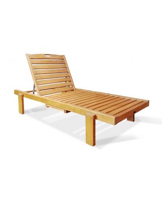 Wooden Sun Lounger