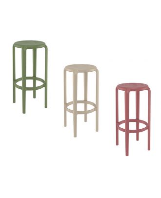 Siesta - Tom Bar Stool 75 cm, For indoor and outdoor use