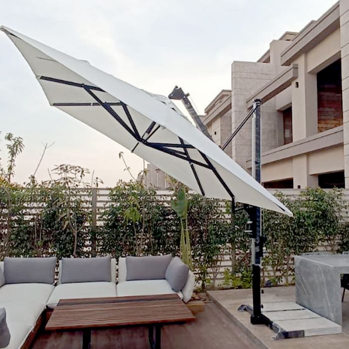 HANIMEX outdoor cantilever umbrella 3M with smooth opening/closing